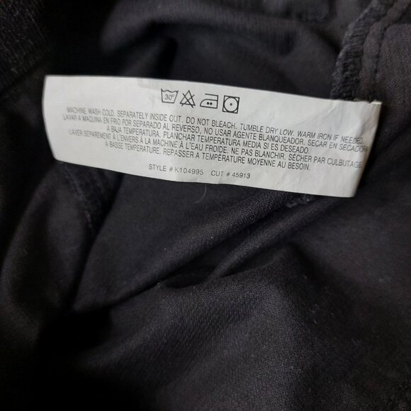 YMI Windsor Womens Size 13/31 Stretch Corduroy Black Skirt Short Button Up - Picture 6 of 10